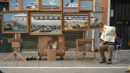 Banksy, kaçak katıldığı Venedik Bienali’nden kovuldu