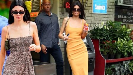 Kendall Jenner önce marketi sonra sokakları podyuma çevirdi