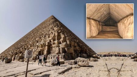 Mısır’daki 4500 yıllık Giza Piramitleri’nde gizli bir koridor ortaya çıktı